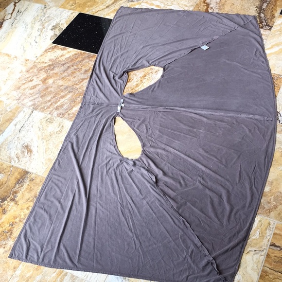 Max Studio vegan suede loose swing oversized vest - Picture 3 of 8